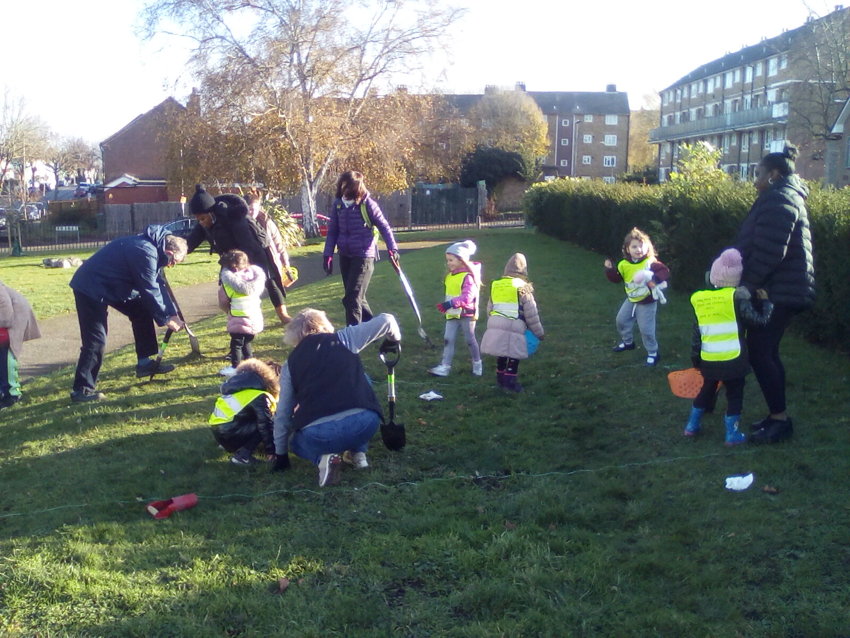 Image of A Huge Thank You for Helping us try to create the biggest Crocus field in Greenwich!